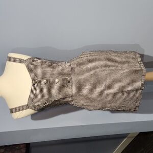 Hollister gingham sleeveless dress size large